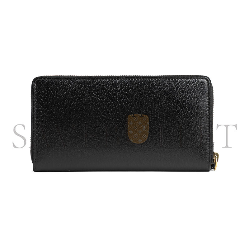 GUCCI ANIMALIER LEATHER ZIP AROUND WALLET 523667 (19*10.5*2.5cm) GUCCI ANIMALIER LEATHER ZIP AROUND WALLET 523667 (19*10.5*2.5cm)